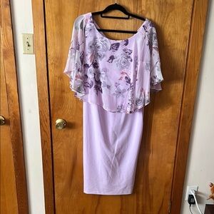 NWT Floral Lavender Dress Size 10
